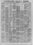 Portland Daily Press: June 12,1882
