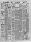 Portland Daily Press: June 15,1882