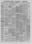 Portland Daily Press: June 22,1882
