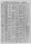 Portland Daily Press: June 23,1882
