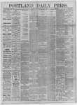Portland Daily Press: July 03,1882
