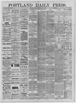 Portland Daily Press: July 04,1882