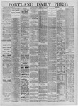 Portland Daily Press: July 11,1882