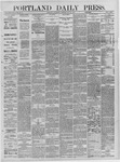 Portland Daily Press: July 12,1882