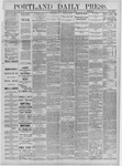 Portland Daily Press: July 21,1882
