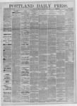Portland Daily Press: July 27,1882