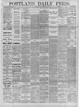 Portland Daily Press: July 28,1882