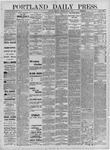 Portland Daily Press: July 29,1882