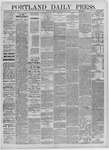 Portland Daily Press: August 04,1882