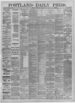 Portland Daily Press: August 09,1882