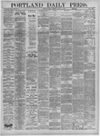 Portland Daily Press: August 11,1882