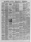Portland Daily Press: August 15,1882