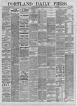Portland Daily Press: August 17,1882
