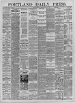 Portland Daily Press: August 21,1882