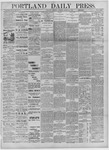 Portland Daily Press: August 26,1882