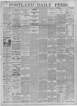 Portland Daily Press: August 31,1882