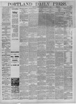 Portland Daily Press: September 04,1882
