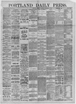 Portland Daily Press: September 09,1882