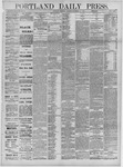 Portland Daily Press: September 14,1882