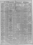 Portland Daily Press: September 16,1882