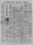 Portland Daily Press: September 18,1882
