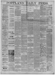 Portland Daily Press: September 20,1882