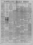 Portland Daily Press: September 22,1882