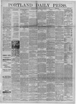 Portland Daily Press: September 29,1882