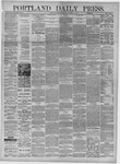 Portland Daily Press: October 02,1882