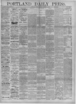 Portland Daily Press: October 10,1882