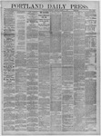 Portland Daily Press: October 11,1882