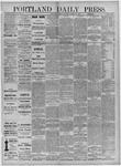 Portland Daily Press: October 19,1882