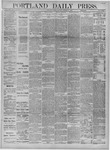 Portland Daily Press: October 20,1882