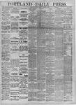 Portland Daily Press: October 21,1882