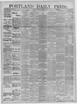Portland Daily Press: October 28,1882