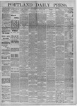 Portland Daily Press: October 31,1882