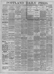 Portland Daily Press: November 04,1882