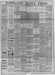 Portland Daily Press: November 06,1882