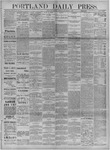 Portland Daily Press: November 07,1882