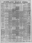 Portland Daily Press: November 10,1882