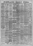 Portland Daily Press: November 24,1882