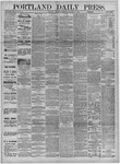 Portland Daily Press: November 25,1882