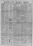 Portland Daily Press: December 04,1882