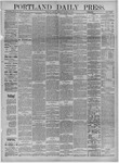Portland Daily Press: December 08,1882