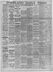 Portland Daily Press: December 12,1882