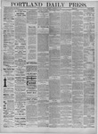 Portland Daily Press: December 18,1882