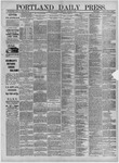 Portland Daily Press: January 11,1882