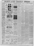 Portland Daily Press: January 20,1882
