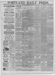 Portland Daily Press: January 21,1882