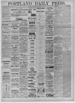 Portland Daily Press: January 31,1882